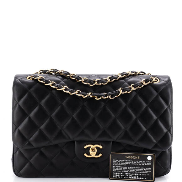 Chanel Jumbo Classic Double Flap Bag Quilted Lambskin - Picture 2 of 7